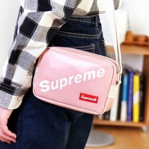 비비드 컬러감 빅로고 캐주얼 크로스백