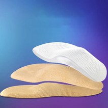 깔창 기능성 평발 신발 아치 실리콘 패드 쿠션 아치형, 아치형칼창 투명 S