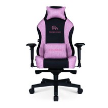 리즈너블 게이밍의자 생활방수+패브릭 APB-G1, 핑크