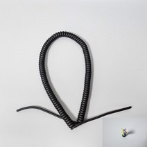 우레탄 스프링코드선 0.25SQ x 12C 5M 말린길이 약68.5cm 무광