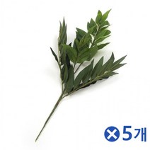 싱그러운 그린인테리어 대나무야자 조화x5개 부케조화