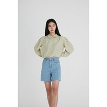 랩 LAP AM3WB872 넥 프릴 절개 디테일 블라우스 (P002233198)