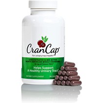 CranCap 요로 건강을 위한 크랜베리 알약 - 30개 강력한 팩 36mg - 크랜베리 추출물은 요로를 정화하고 보, 한개옵션1, 02 90 Count (Pack of 1)