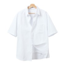 핫코드 남성용 링클프리 남방 오버핏 16컬러 반팔 셔츠 HC302