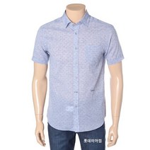 롯데백화점프랑코페라로S/S린넨 프린트 반팔셔츠A0A8211 136812