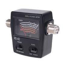 Nissei RS40 전력 SWR 미터 RS 측정 가능한 어댑터가있는 최대 200W 전력 범위, 01 RS-SWR  Power Meter