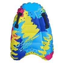 60x80cm 선 바디보드 경량 소프트 미니 서핑보드 야외 수영장 해변 플로팅 매트 패드 플로트, 1개, 03 Multi