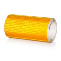 바이크 야간라이딩 조끼안전 마크 반사 테이프 스티커 10cm x 3m 자동차 스타일링 자체 접착 경고 오토, 03 YELLOW