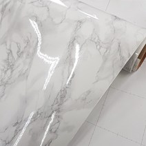 하이그로시시트지 인테리어필름 싱크대시트지 화이트 블랙, ed413(고광택대리석)