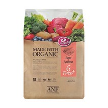 ANF 유기농 오가닉 6 free 플러스 소고기+연어 1.8kg 강아지 사료, 4개