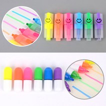 6P 미니 형광펜 마킹펜, 디자인-알약