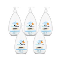 Dove Dove 아기용 민감한 피부 케어 저자극성 로션 리치 모이스처 591ml(20fl oz), 5개