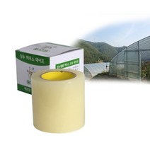 비닐하우스 테이프 강력 접착 보수 장수 테이프 투명 70mm x 20m, 1-5 일산 100mm x 20m