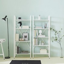 I844 스틸 5단 책장 650 1color책장 스틸책장 5단책장 선반책장 이동선반책장 서재가구 학생가구 책꽂이 책선반 스틸5단책장, 화이트