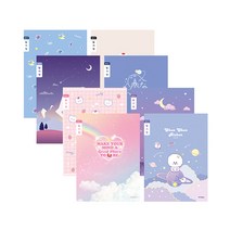 아이비스 초등노트 3-6 일기장 좁은칸 21줄 (10권), 여_랜덤