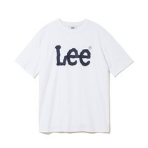 국내매장 정품 LEE 빅 트위치 로고 티셔츠 화이트