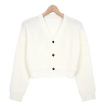 스콰즈 가디건 SBLT001 5COLOR 여성 크롭티 니트 아우터