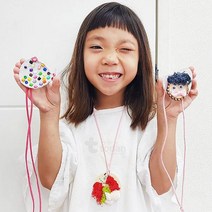 토단 천연점토 목걸이 만들기 - 5인세트 3번 나무조각 나무공예
