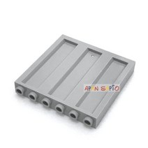 중국레고 DIY 빌딩 블록 벽 벽돌 1x6x5 도트 어린이 교육용 크리에이티브 플라스틱 장난감 브랜드 23405 호환 10 개, Light Grey 10pcs