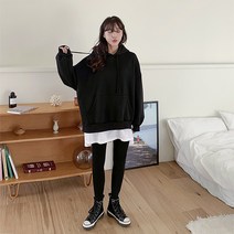 씨유기모후드트레이닝세트