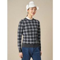 빈폴골프 여성 애쉬 울 블렌드 체크 라운드 풀오버 (BJ1951A044)