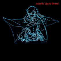 애니메이션 제로 두 3d 램프 그림 Nightlight 아이 소녀 만화 선물 야간 조명 Franxx 아크릴 라이트 보드에, 19 Acrylic Light Board