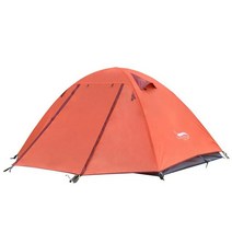 겨울텐트 msr텐트 미니멀텐트 Desert amp Fox-2-3 인용 캠핑 텐트 알루미늄 폴 야외 여행 더블 레이어 방수 방풍 경량 배낭, [01] Orange