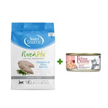 (유통기한24년10월02일)퓨어비타 그레인프리 캣 치킨 3KG(펠리나캐니노 습식캔 랜덤증정), 단품