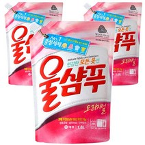 울샴푸 오리지널 리필, 1.8L, 3개
