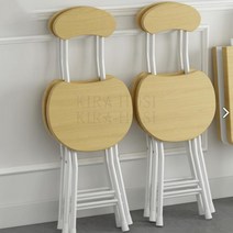 kirahosi 접이식 의자 간이 등받이 체어 가정용 43호+덧신증정 DD7x97rb, 그린