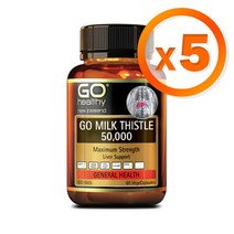 고헬시 밀크씨슬 50000 60캡슐 X5