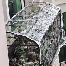 PVC 투명 방풍 대형비닐 테라스 베란다 바람막이 1x2m 방풍_[230414EA], 본상품선택