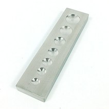 갈색가죽 고급형 멀티 종발 7홀 7구(6 7 8 9 10 12.5 15mm) 스프링스냅 링스냅