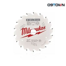 밀워키 4932 4713 10 원형톱날 목재 5.5인치 18T M18 CCS44용, 1개