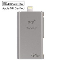 [Apple MFi] iConnect 64 GB Mobile Flash Drive w/ Lightning Connector for iPhones iPads iPod Mac P, 상세내용참조