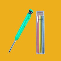 목공용 샤프 컬러심 산업용 목수 마킹 연필 목공구 2.8mm, 샤프심(검정)