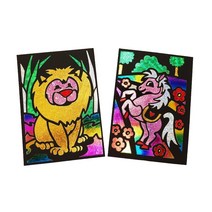 연아트 집콕놀이 포일아트 10종 5개 만들기 스티커 호일 매직 홀로그램, 09_포일아트_케이크