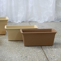 웰빙화분 직사각1호, 브라운
