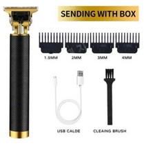 T9 USB 충전식 면도기 수염 트리머 이발기 헤어 커팅, a