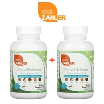 (1+1) Zahler Myco5Defense 잘러 마이코5디펜스 6종 버섯 균사체 분말 셀레늄 이뮨시스템 60캡슐 2팩