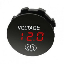 전기요금측정기 뜨거운 전압계 디지털 디스플레이 터치 스위치 PC DC 1224V LED 볼트 미터 자동차, 01 빨간