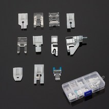15/11/4pcs 재봉틀 노루발 형제 가수 Janom 발 세트 도구 액세서리, 10 11pcs-B1 box