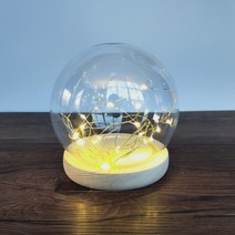 미피수유등 불명무드등 중학생생일선물, 11.φ13cm구형커버+통나무웜화이트램프스트링