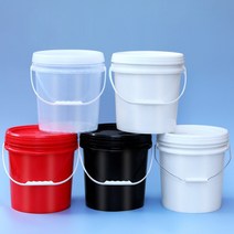 용기 25L 바케스 벌크통 밀폐 들통 30L 페일 플라스틱, 20L 투명  농축