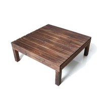 야외 원목 평상 조립식 데크 정원 정자 마루 방부목, 90 x 60 x 9 cm