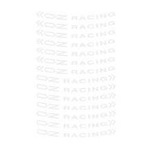자동차 휠 OZ 레이싱 휠 림 스티커 데칼 세트 12 개 배경 없음/다이 컷, 02 WHITE