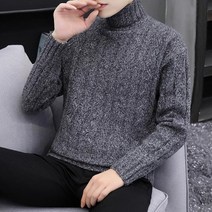 남자 캐시미어터치 목폴라 니트 꽈배기 터틀넥 반목티 스판 반목폴라 맨투맨 오늘옷차림