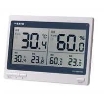 사토 대형 디지털온습도계 PC-5400TRH 0.0 - 50.0(도), 단품