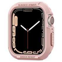 워치 케이스 애플 호환 견고한 커버 시계 44mm 40mm 45mm 41mm 8 se 6 5 3 iWatch Accessorie TPU 화면 보호기 시리즈 7, Pink 2_42mm or 44mm or 45mm