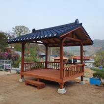테이블쉼터 I형원두막 함석지붕 3000*2320 시공비별도, 살구